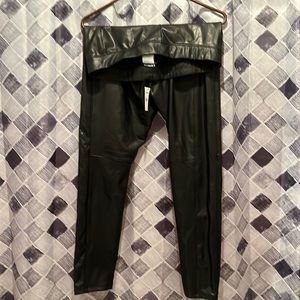 Express NWT "leather" looking leggings